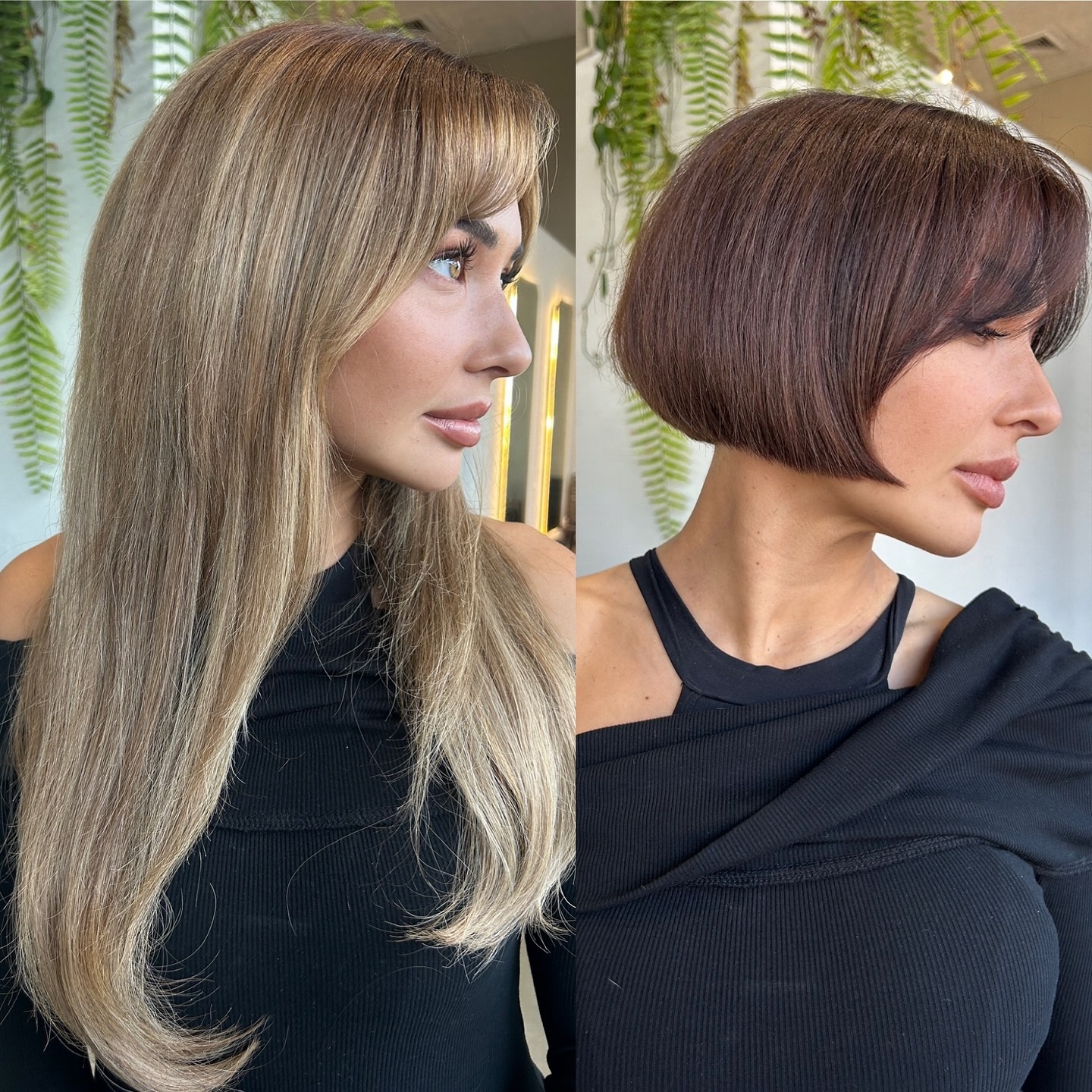 Chic Blunt Bob with Subtle Layers and Soft Bangs