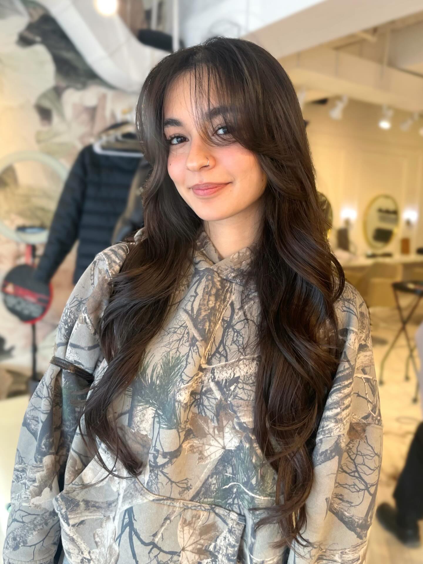Chic Long Layered Cut with Face-Framing Layers