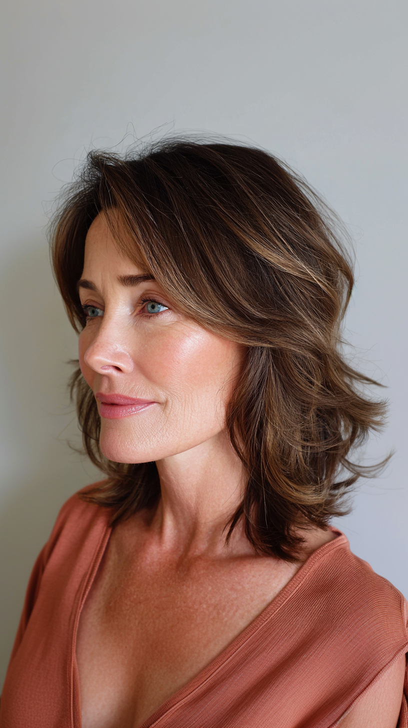 Chic Textured Shag with Soft Layers
