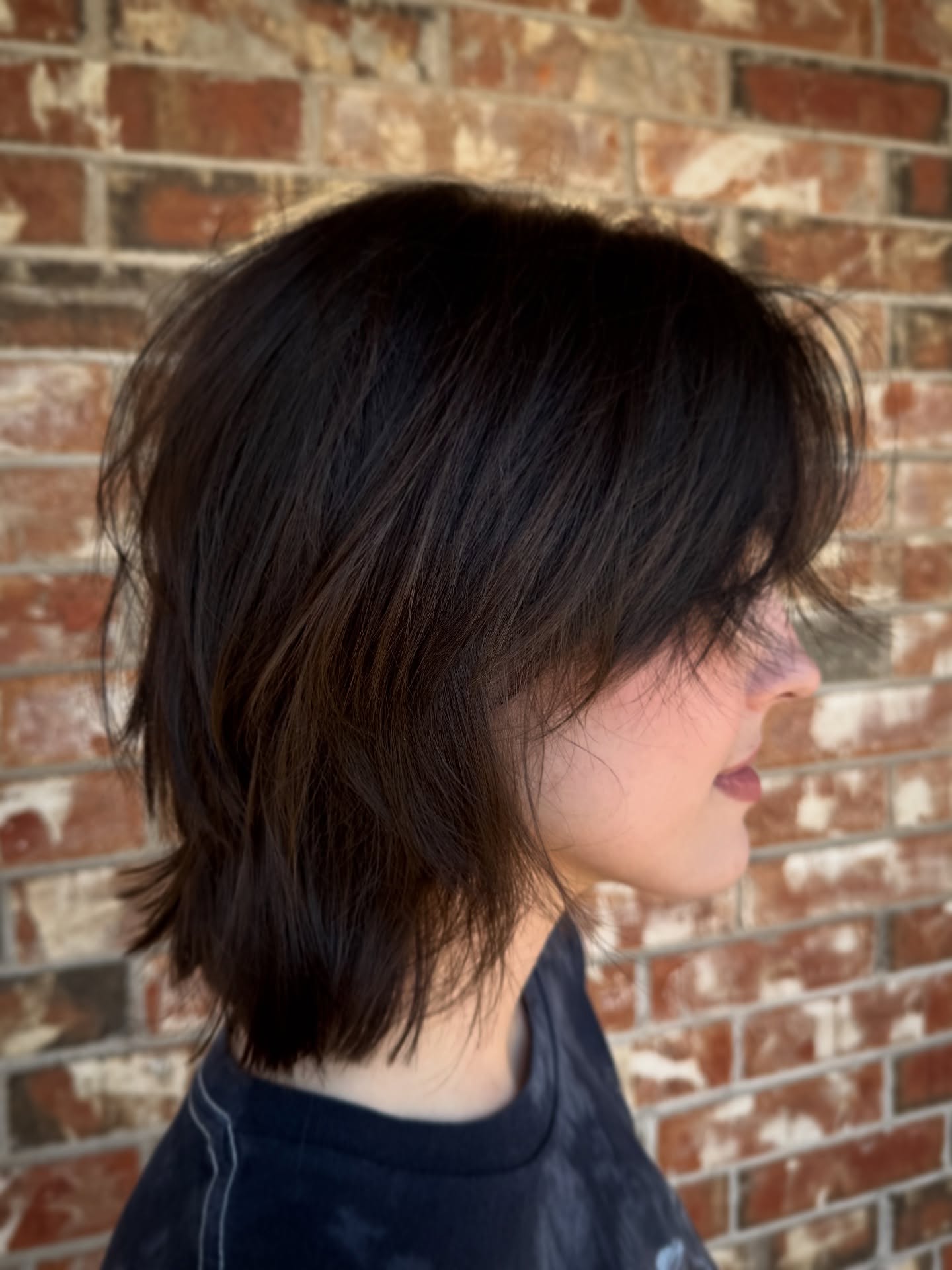 Choppy Mid-Length Shag with Soft Textured Layers