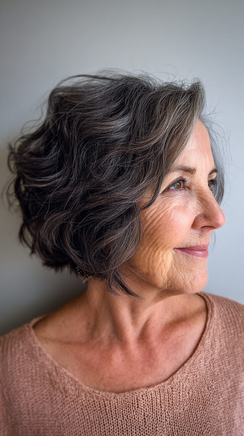 Classic Textured Bob with Soft Waves