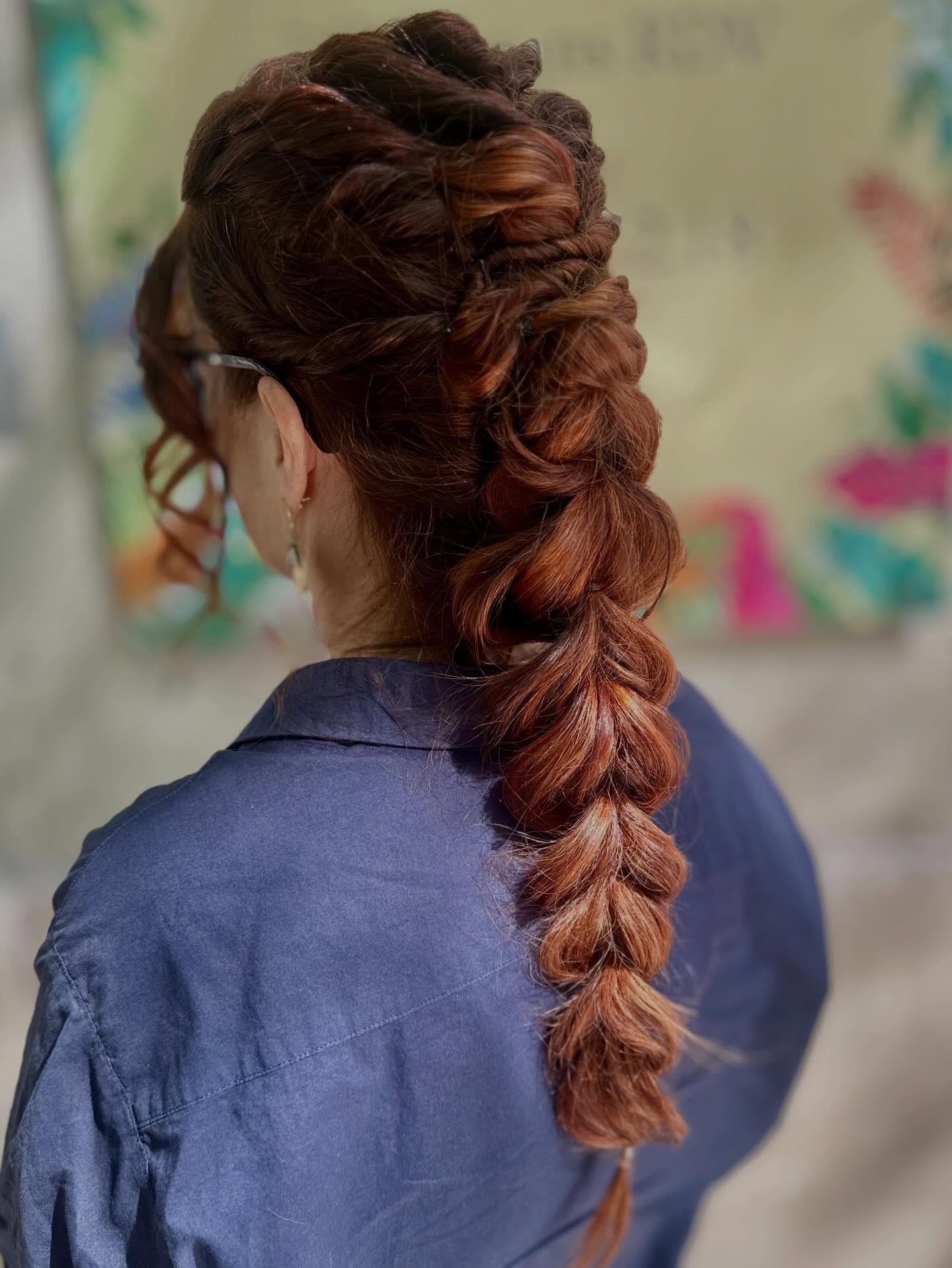 Elegant Twisted Braid with Volume