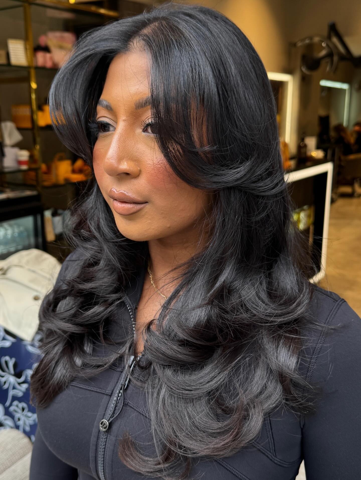 Flattering Long Layered Cut with Soft Volume