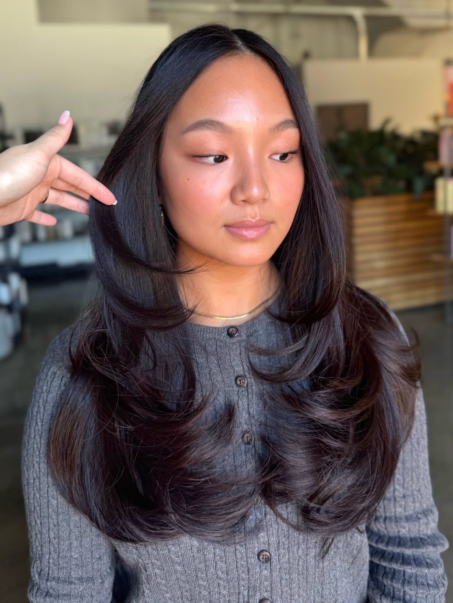 Luxurious Long Layered Cut with Smooth Volume