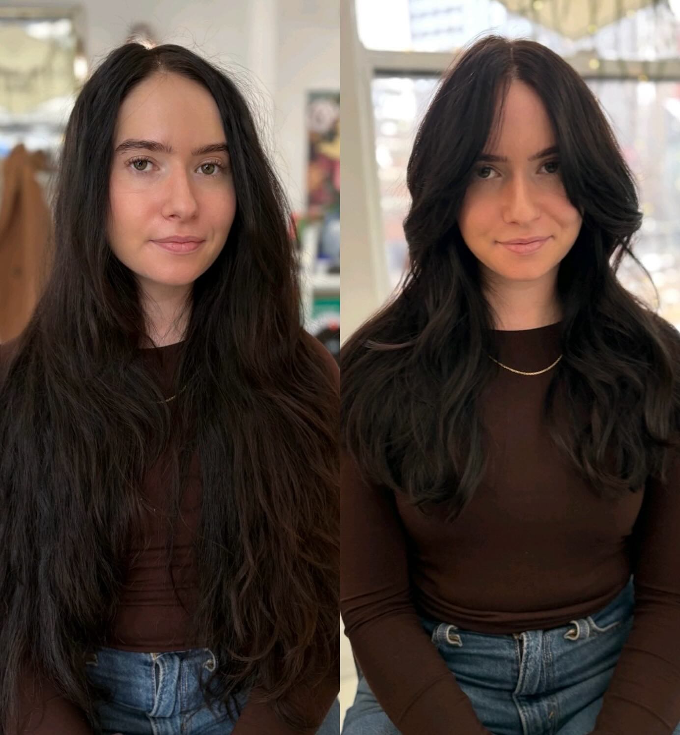 Modern Long Layered Cut with Soft Face-Framing Layers