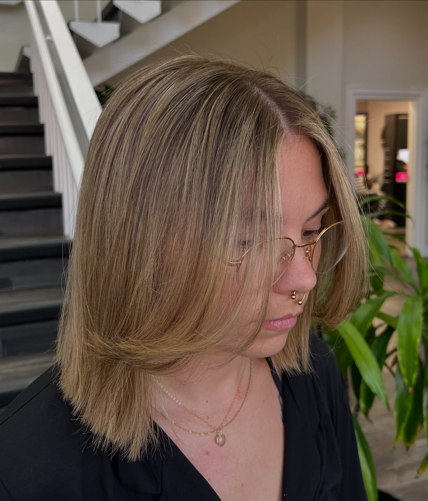 Sleek Blunt Cut with Subtle Face-Framing Layers