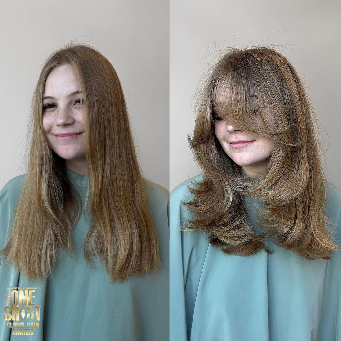 Soft Layered Cut with Wispy Bangs