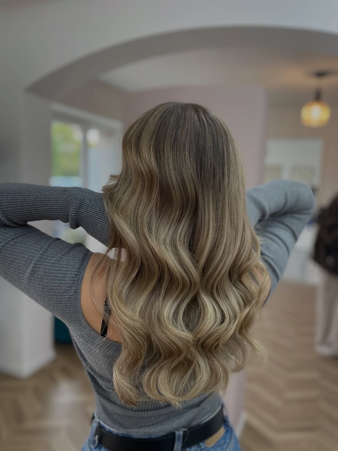 Sun-Kissed Blonde Balayage with Soft Beachy Waves