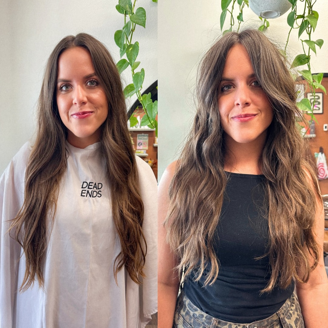Textured Long Cut with Lush Natural Waves