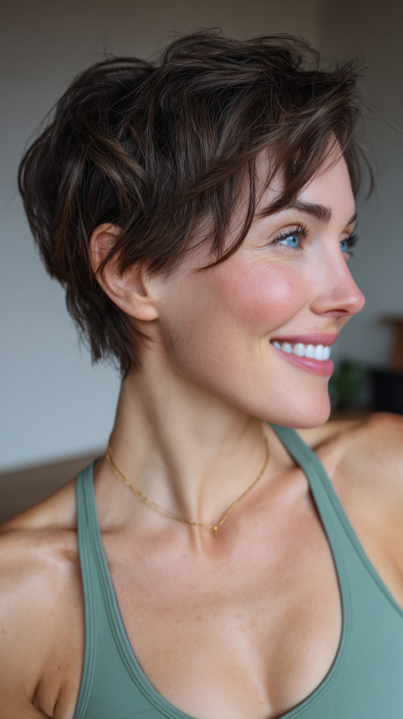 Textured Short Bob with Soft Layers