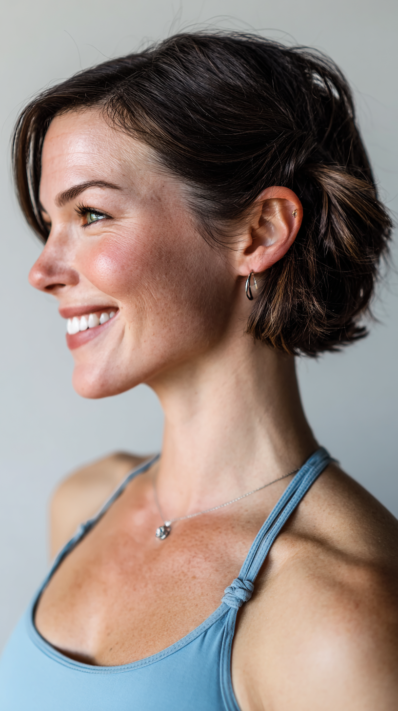 Textured Wavy Bob with Soft Layers
