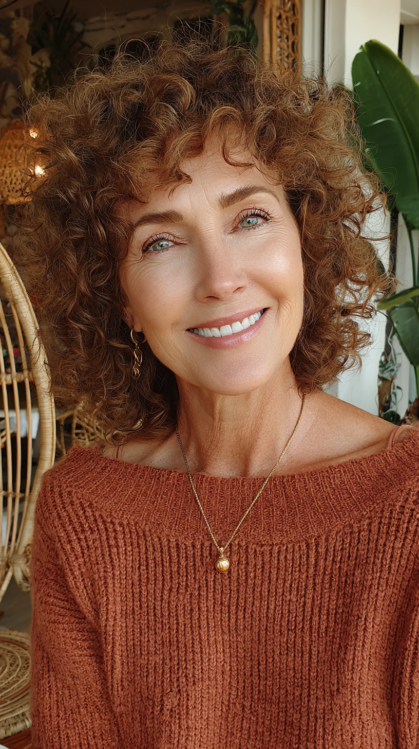 Charming Curly Shag with Defined Layers