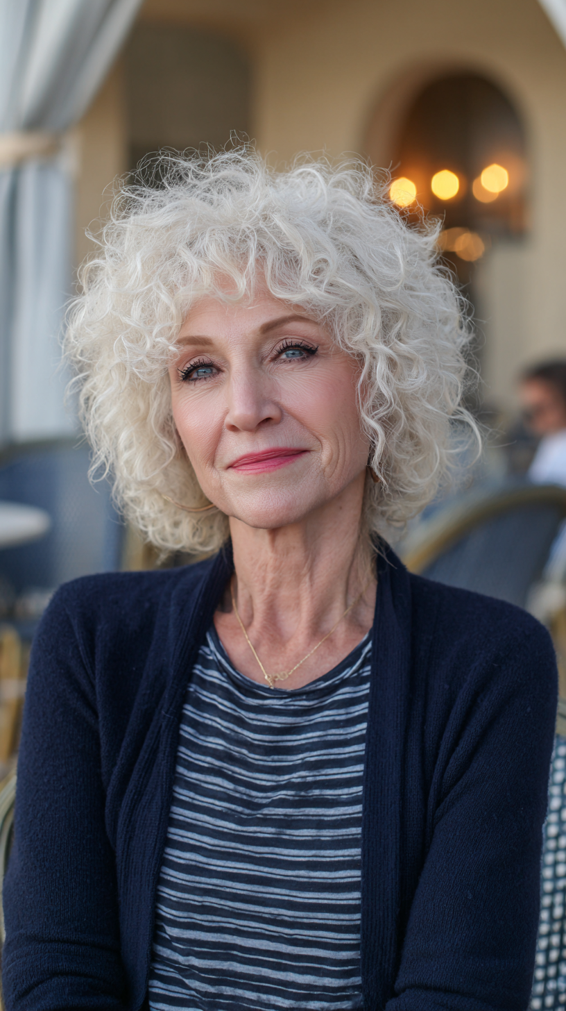 Charming Curly Shag with Soft Bounce