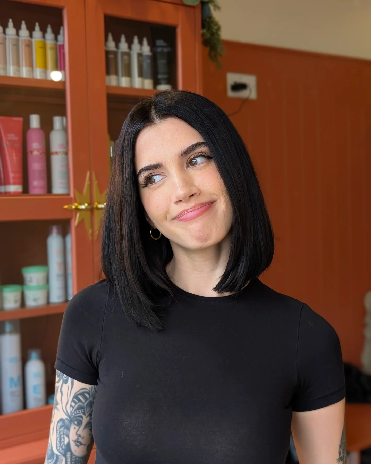Chic Blunt Bob with Subtle Texture