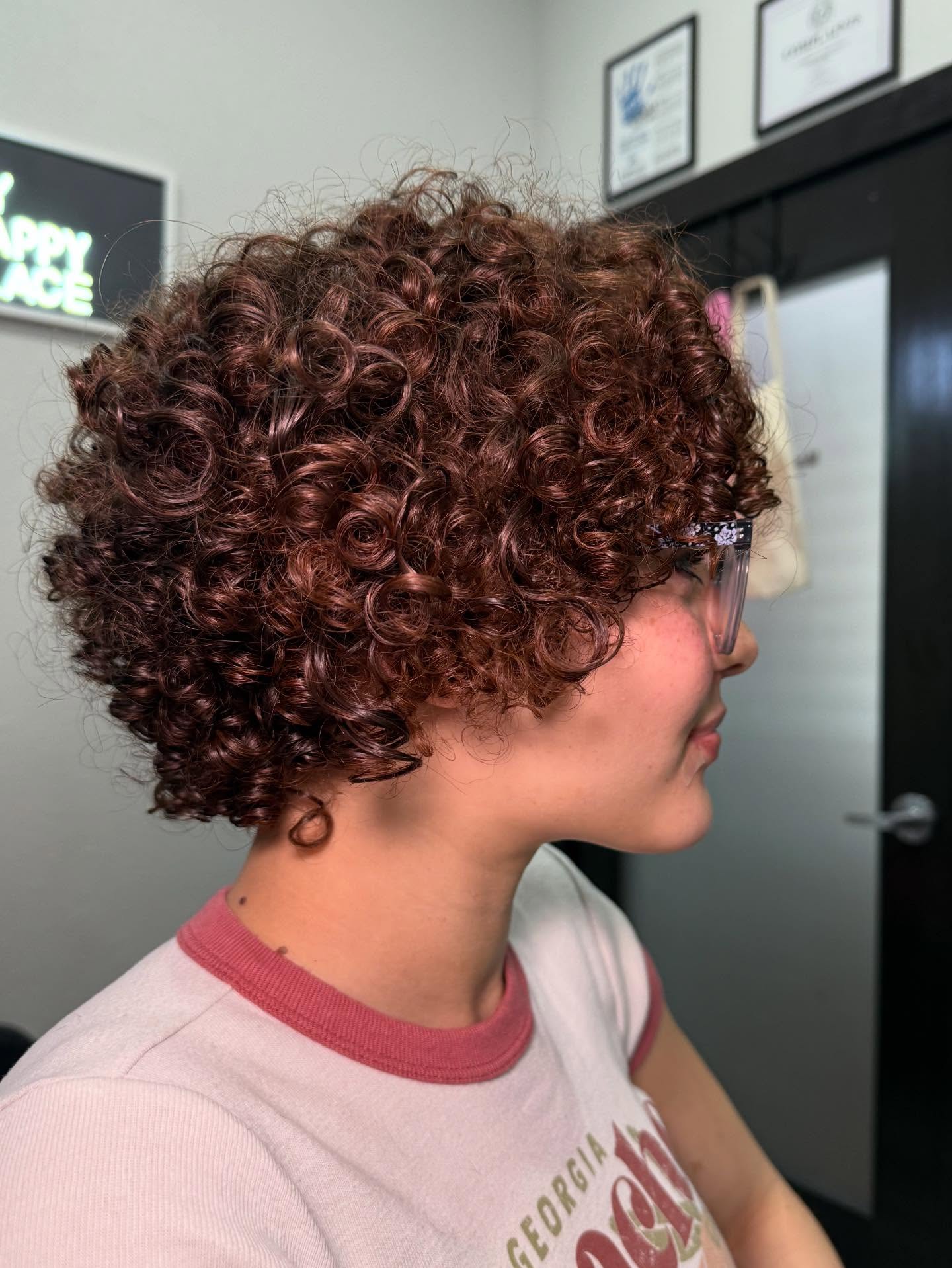 Chic Curly Crop with Defined Ringlets