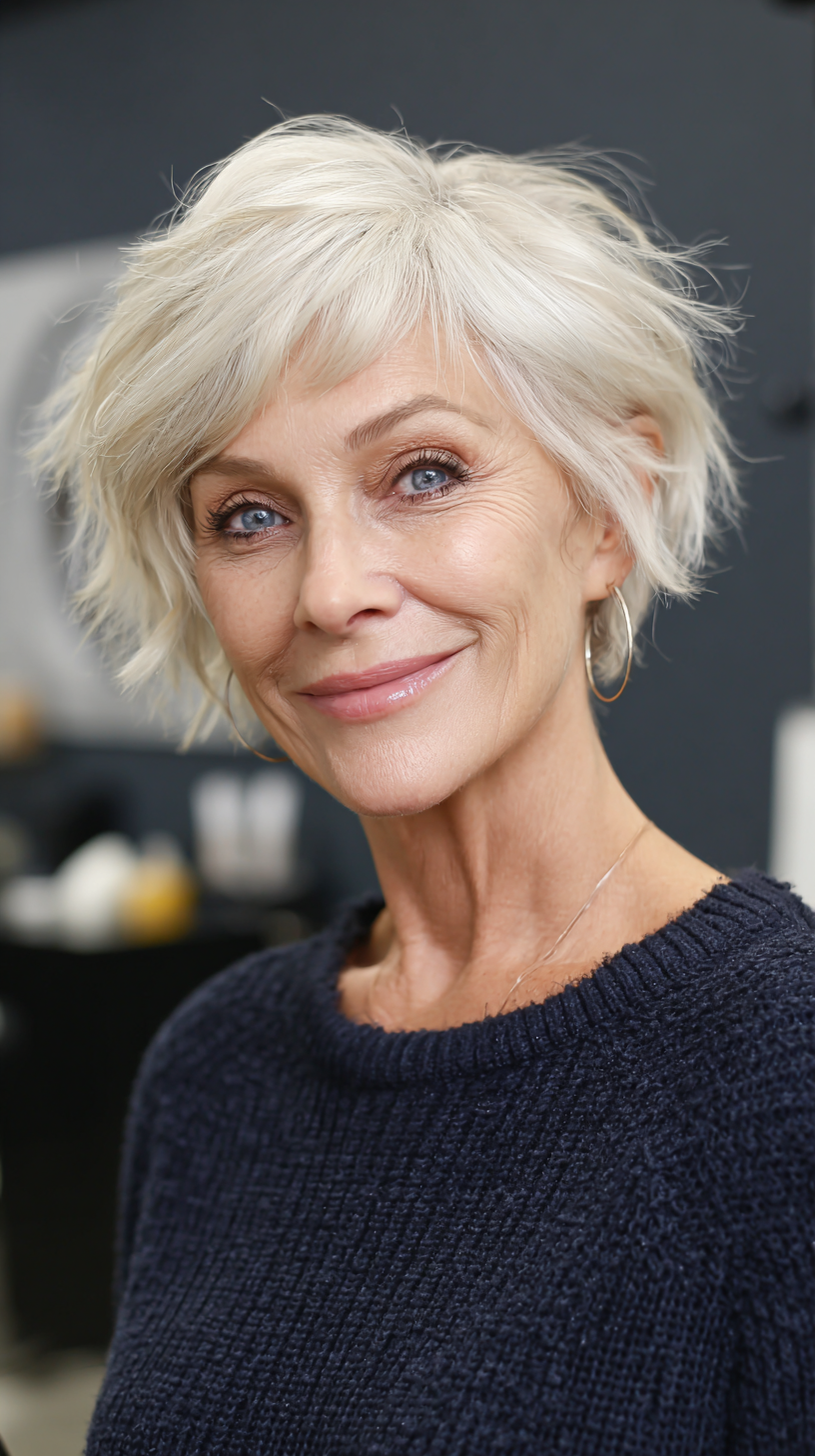Chic Shaggy Pixie Bob with Soft Layers