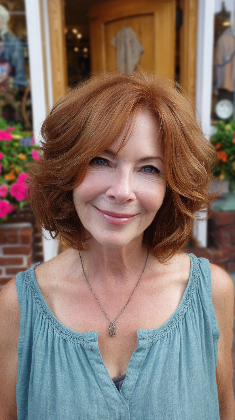 Chic Voluminous Shag with Soft Layers