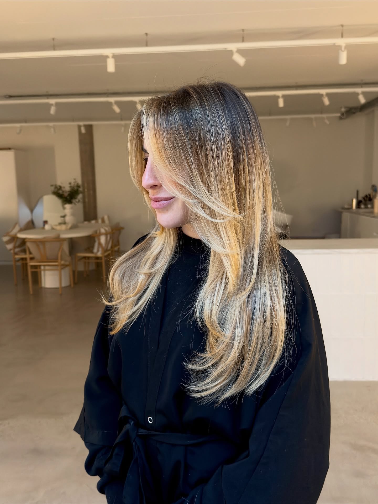 Classic Long Layered Cut with Subtle Highlights