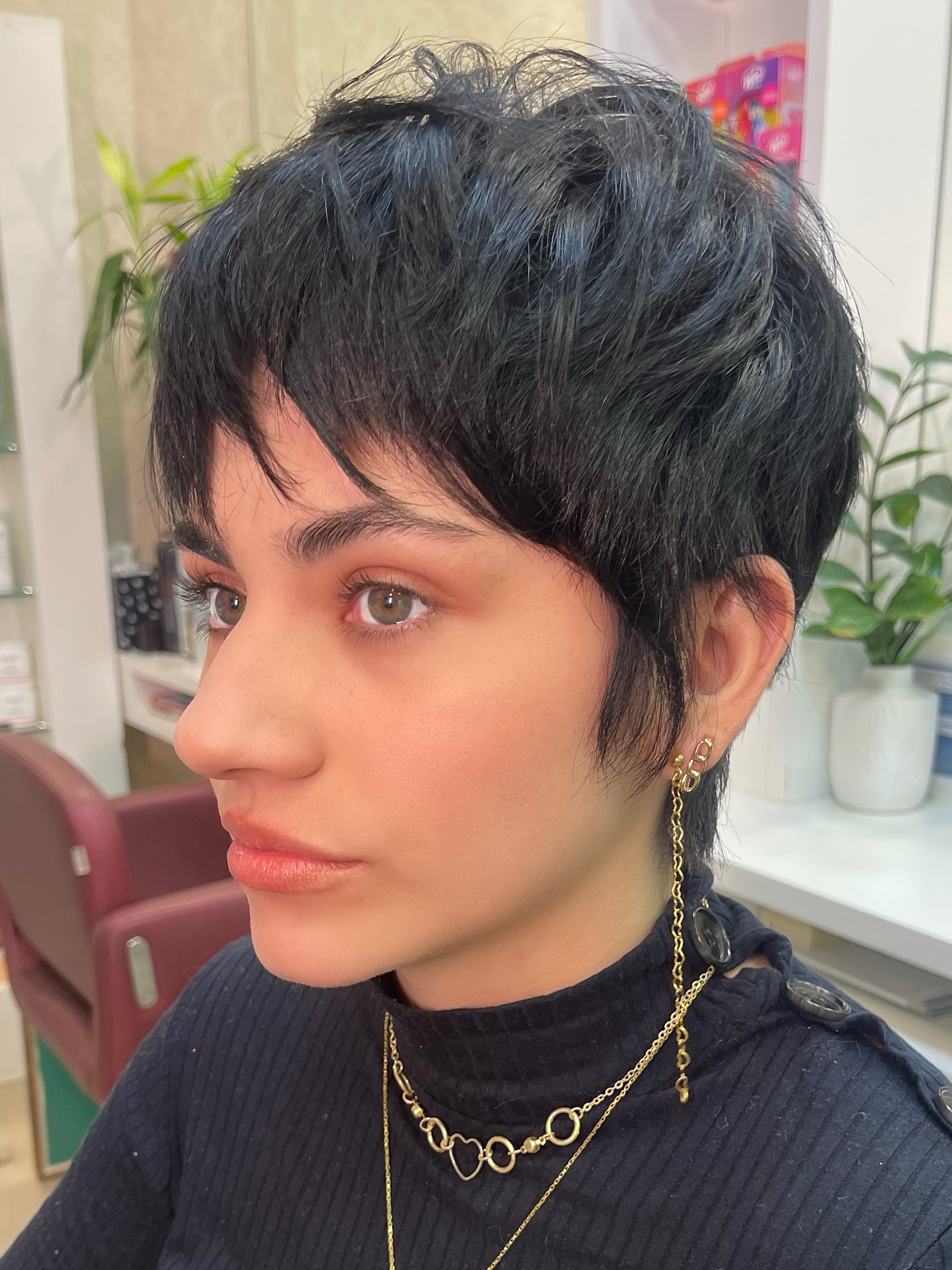 Edgy Layered Pixie with Bold Texture