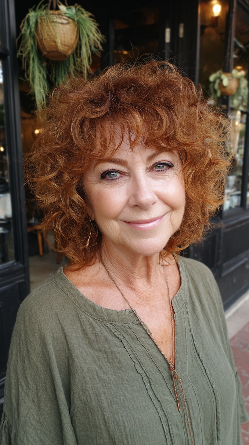 Frothy Curly Shag with Lively Bounce