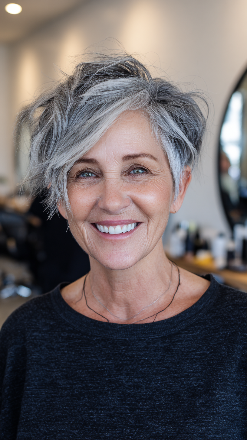 Modern Textured Shaggy Pixie Bob with Subtle Layers
