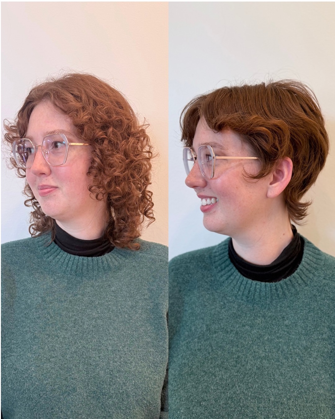 Playful Textured Long Pixie Cut with Defined Curls