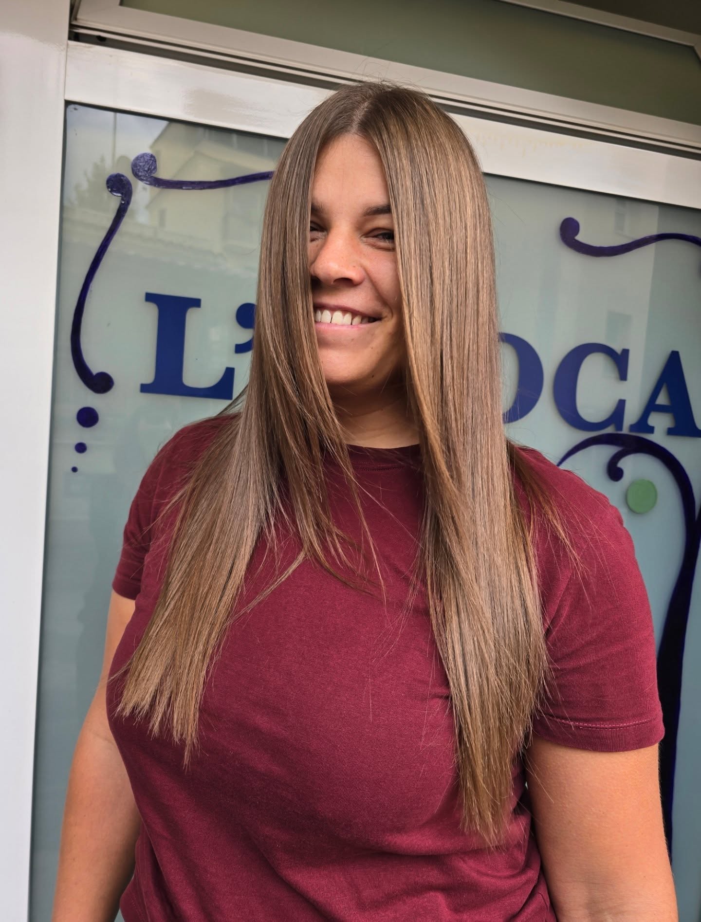 Polished Long Straight Cut with Subtle Textured Ends