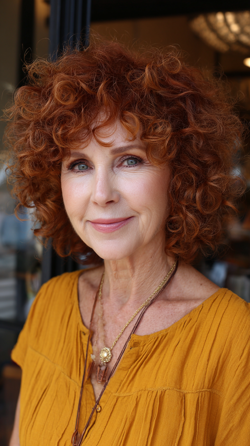 Radiant Curly Shag with Soft Layers