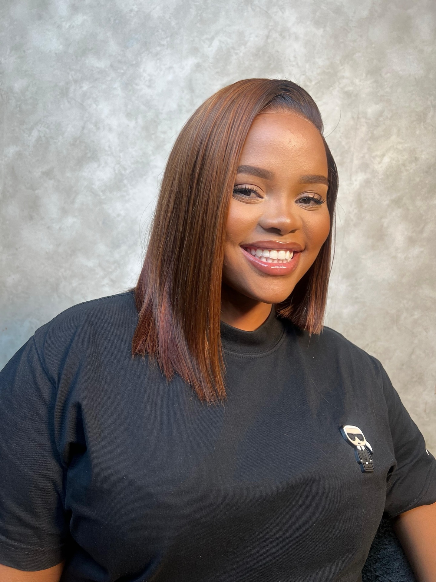 Sleek Straight Cut with Subtle Warm Undertones