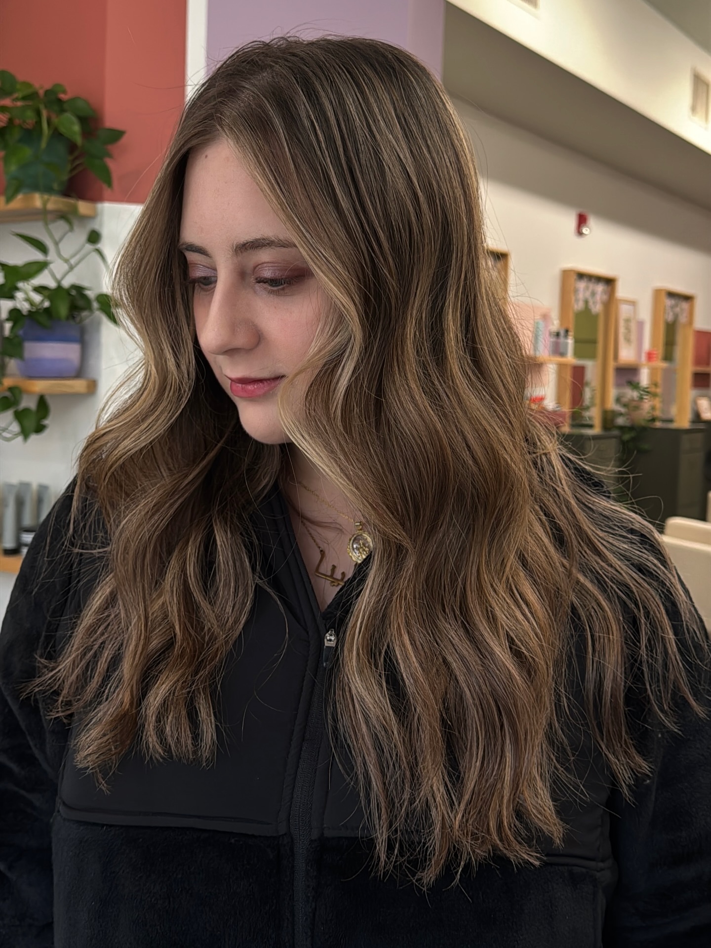 Soft Beachy Waves with Subtle Highlights
