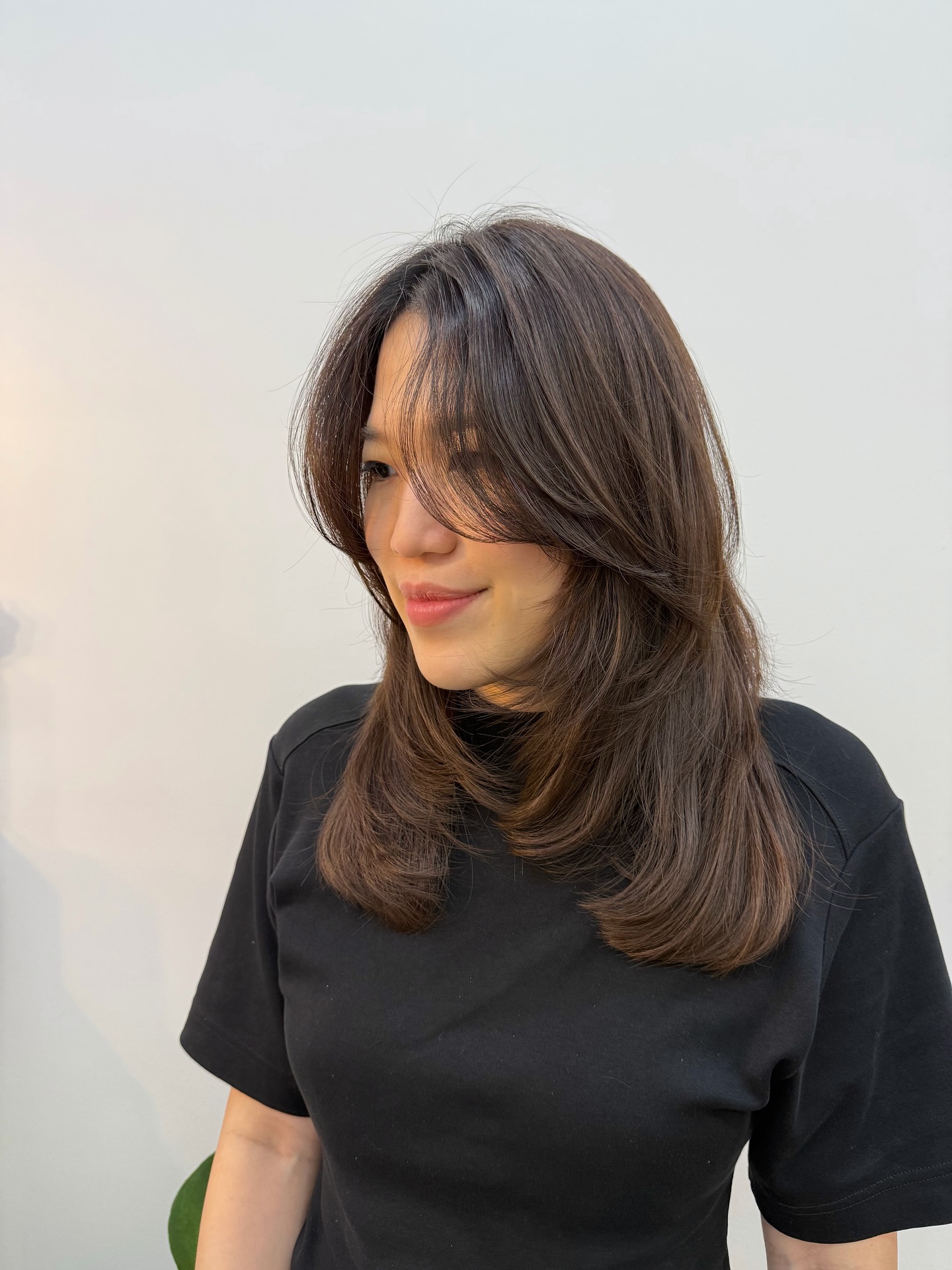 Soft Layered Cut with Face-Frame Highlights