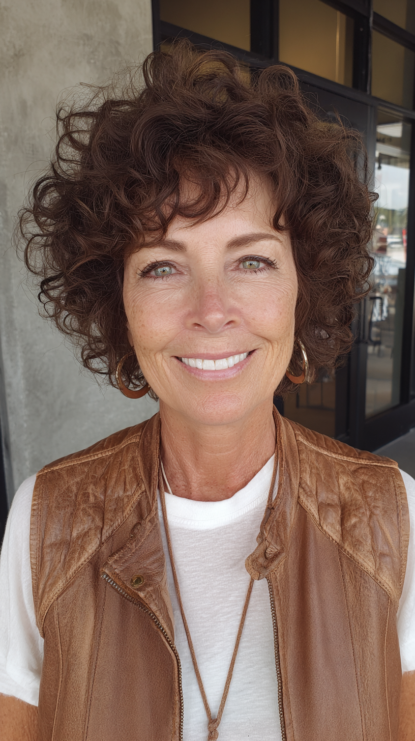 Textured Curly Shag with Defined Volume