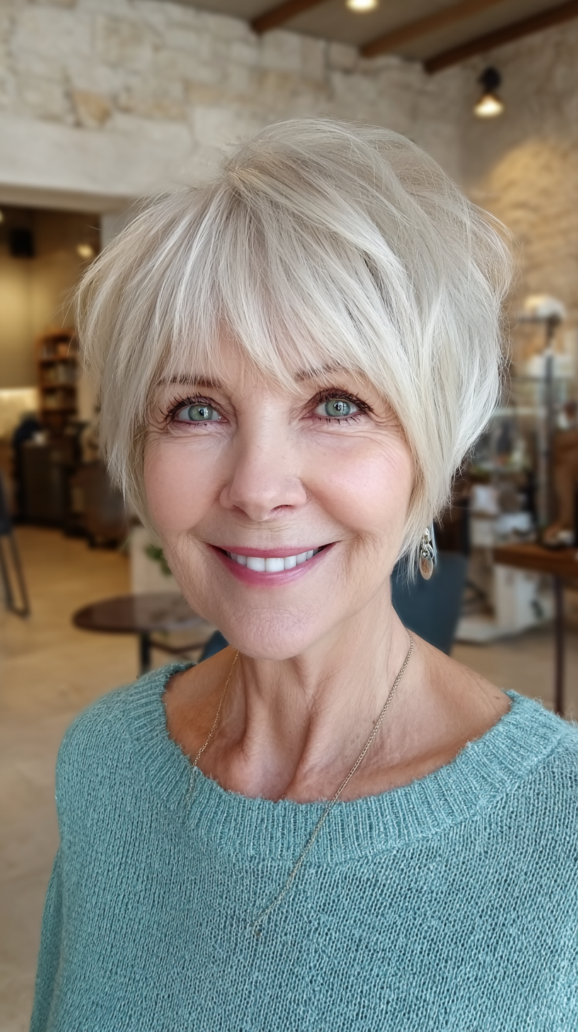 Textured Shaggy Pixie Bob with Soft Layers