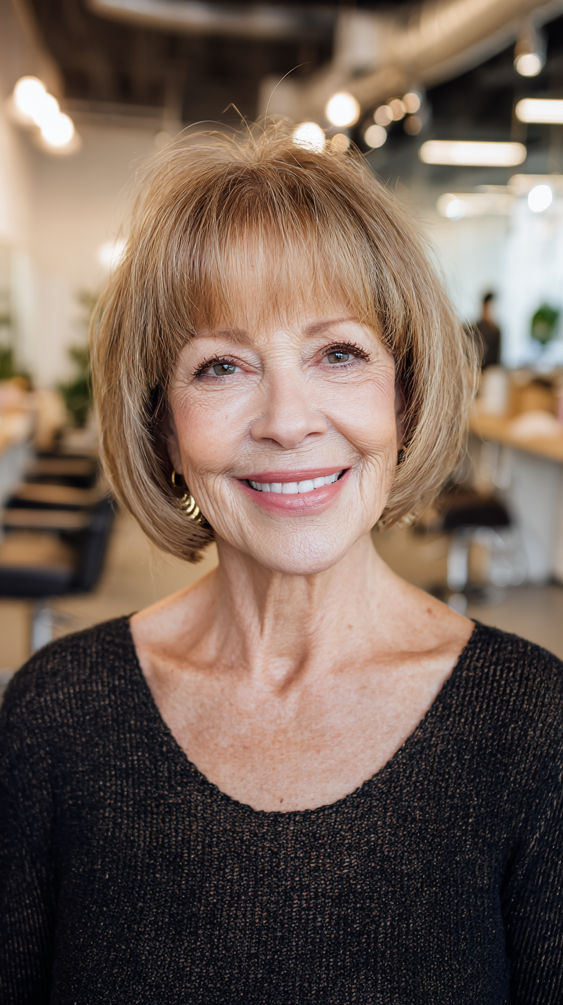 Textured Soft Bob with Subtle Layers