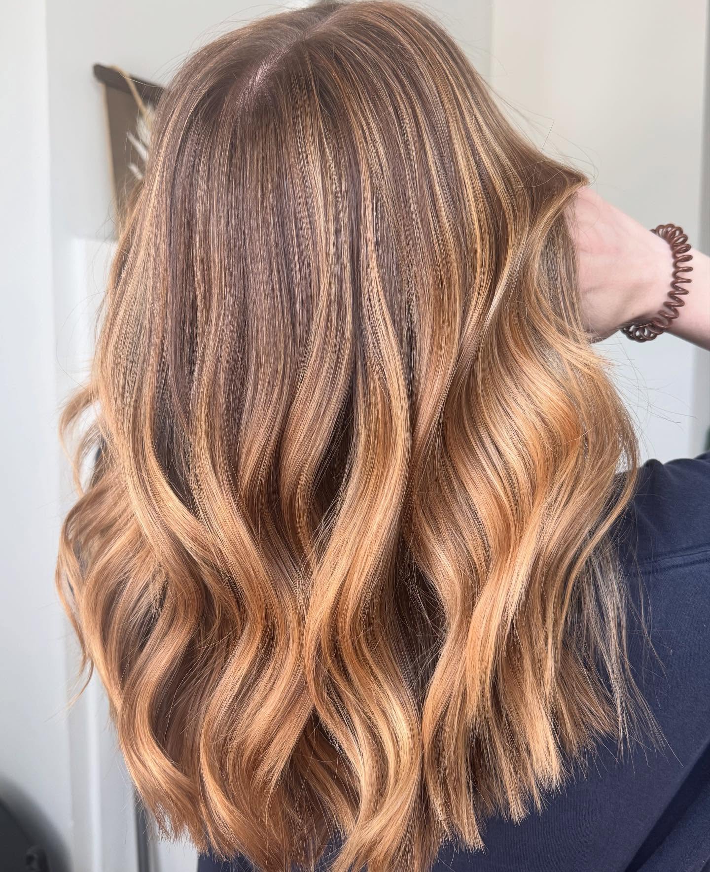 Warm Caramel Beach Waves