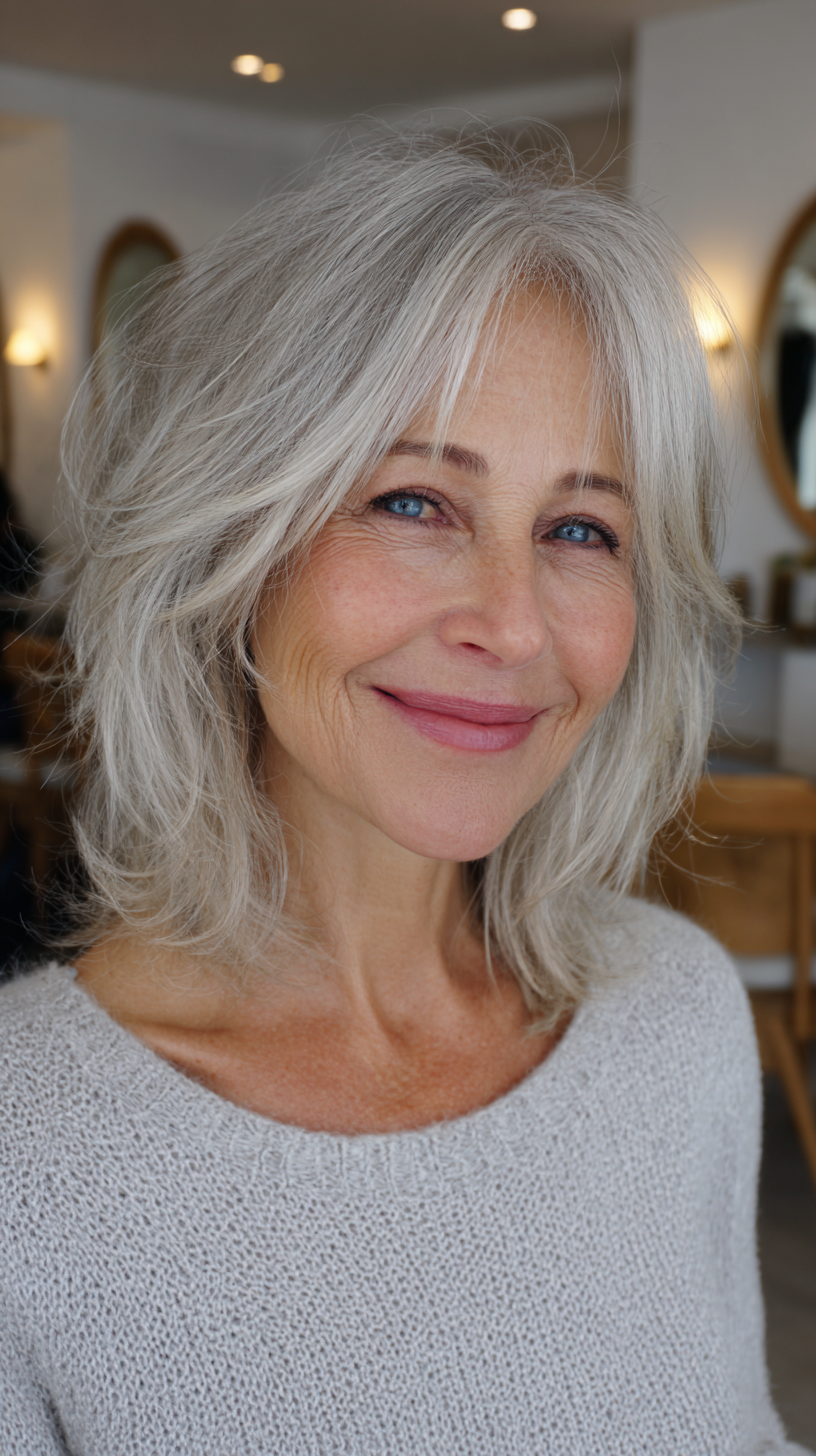 Soft Textured Shag for Mature Women