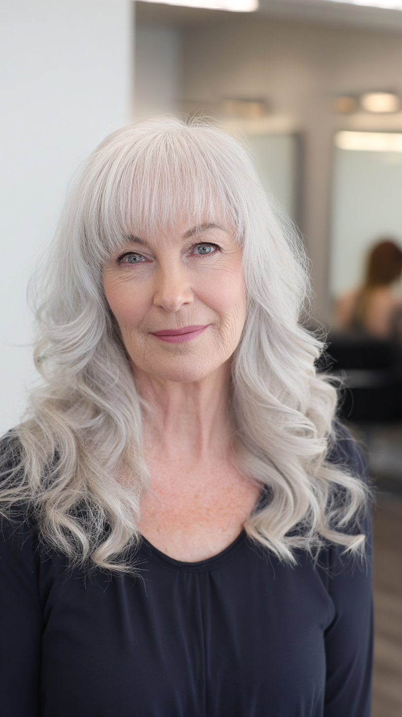 Textured Long Shag with Effortless Waves