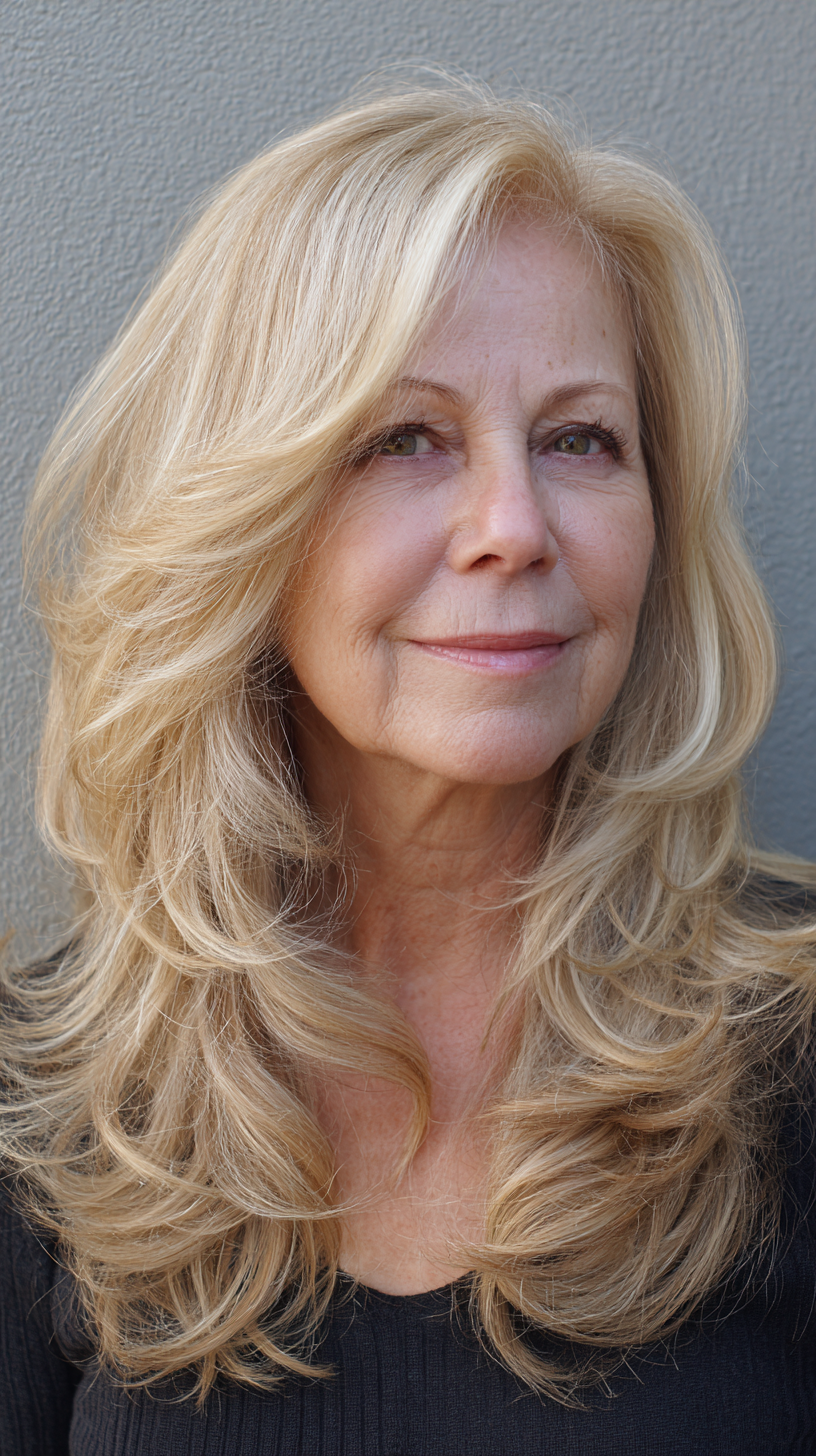 Textured Long Shag with Soft, Flowy Layers