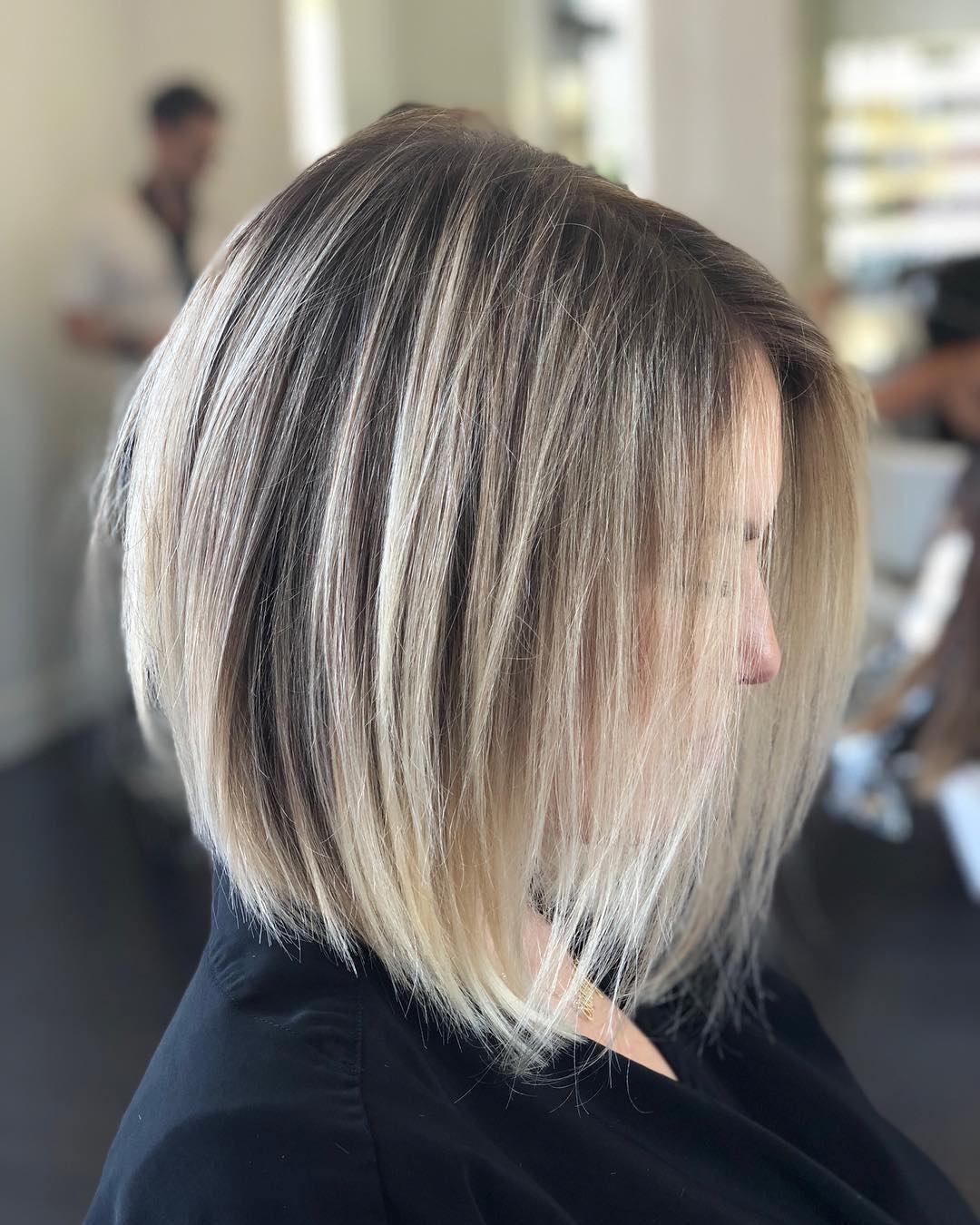Textured Ombre Bob with Subtle Layers