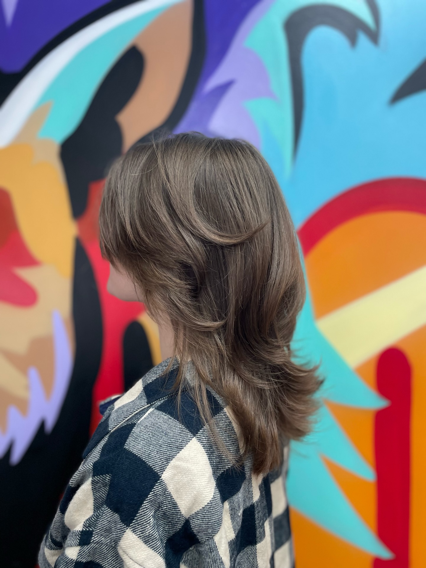 Chic Textured Wolf Cut with Subtle Layers