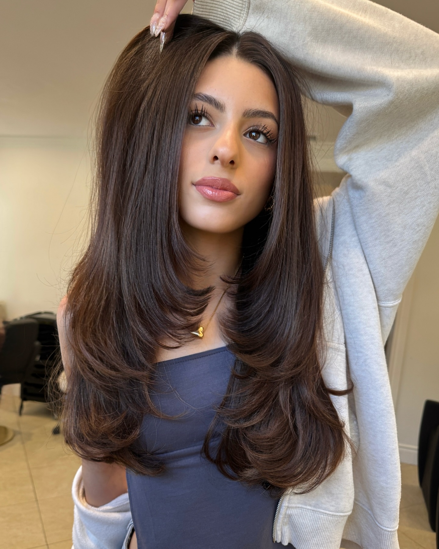 Modern Layered Cut with Soft Face-Framing Layers