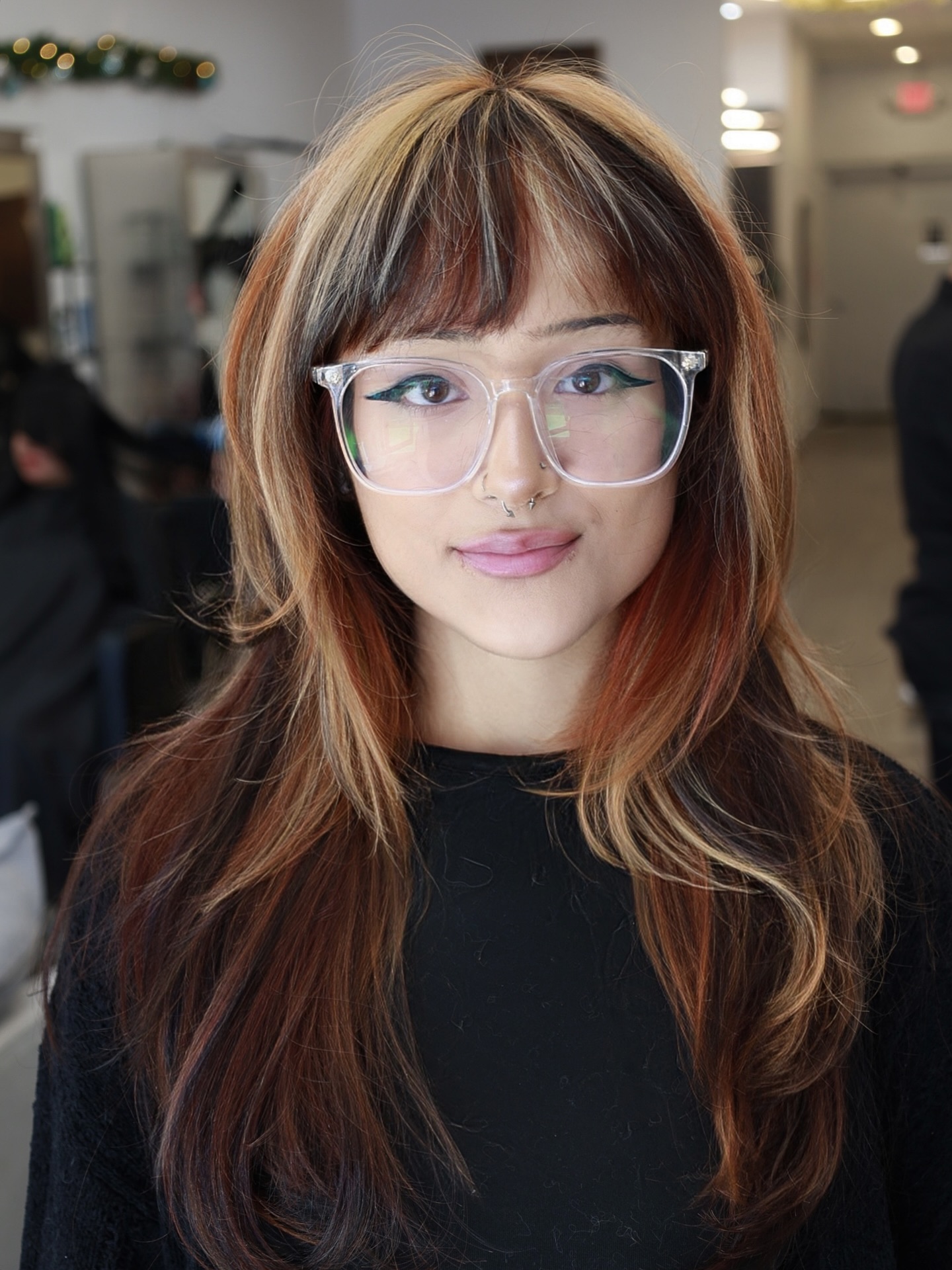 Vibrant Wolf Cut with Bold Highlights