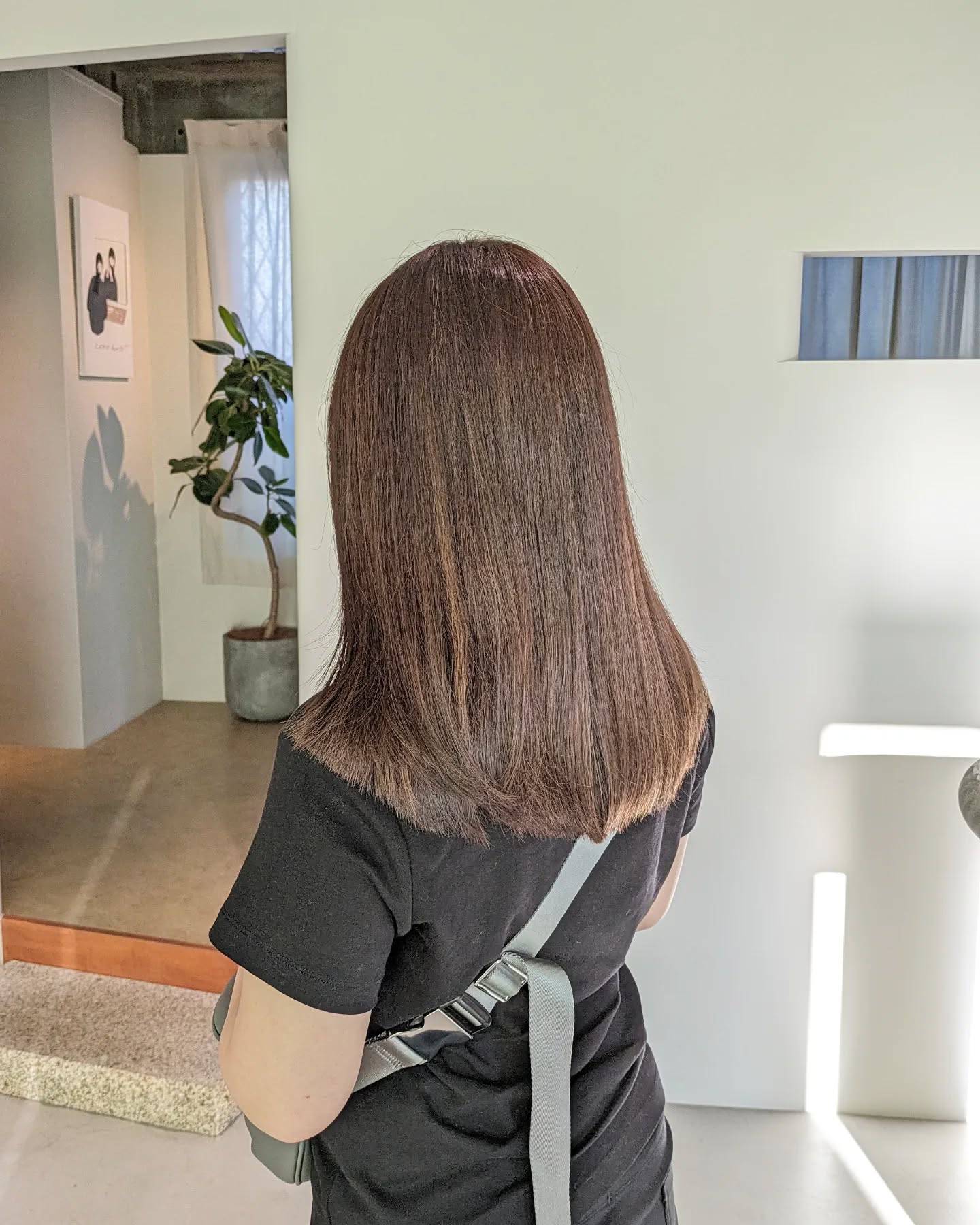 Sleek Blunt Cut with Subtle Dimension