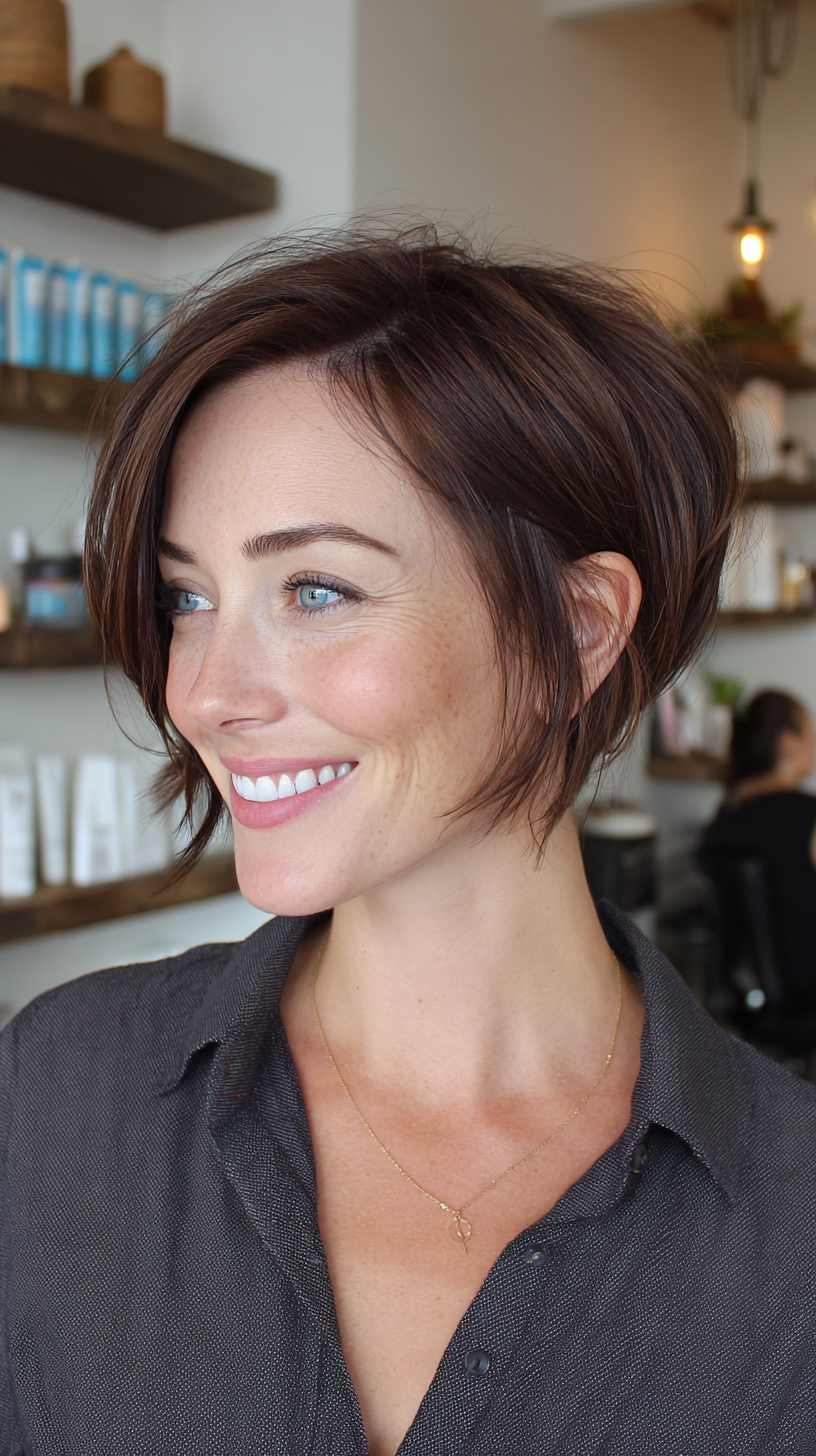 Chic Textured Pixie Cut with Soft Layers