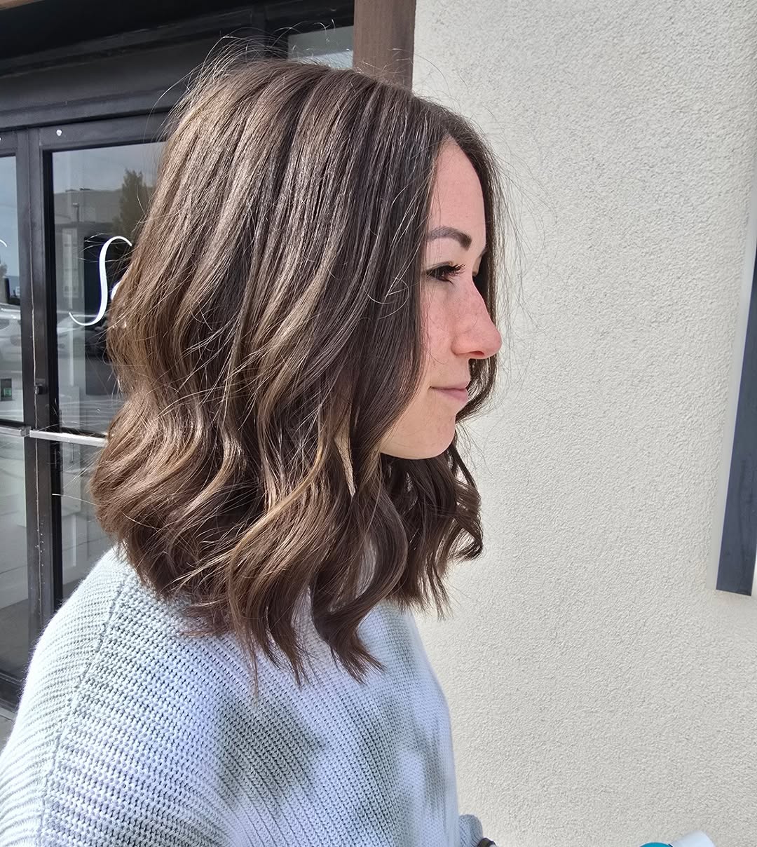Soft Textured Bob with Gentle Waves