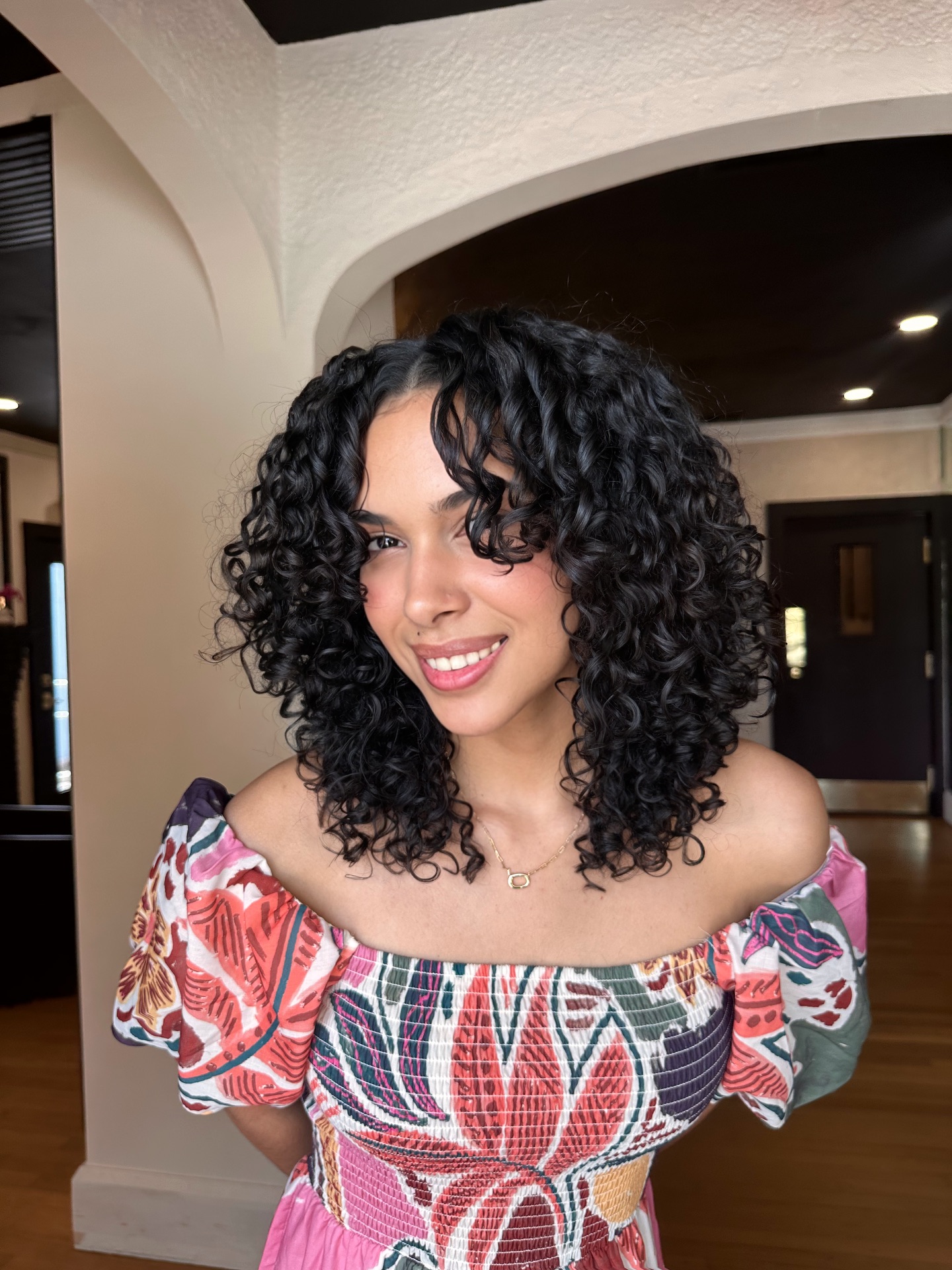 Charming Curly Shag with Defined Curls