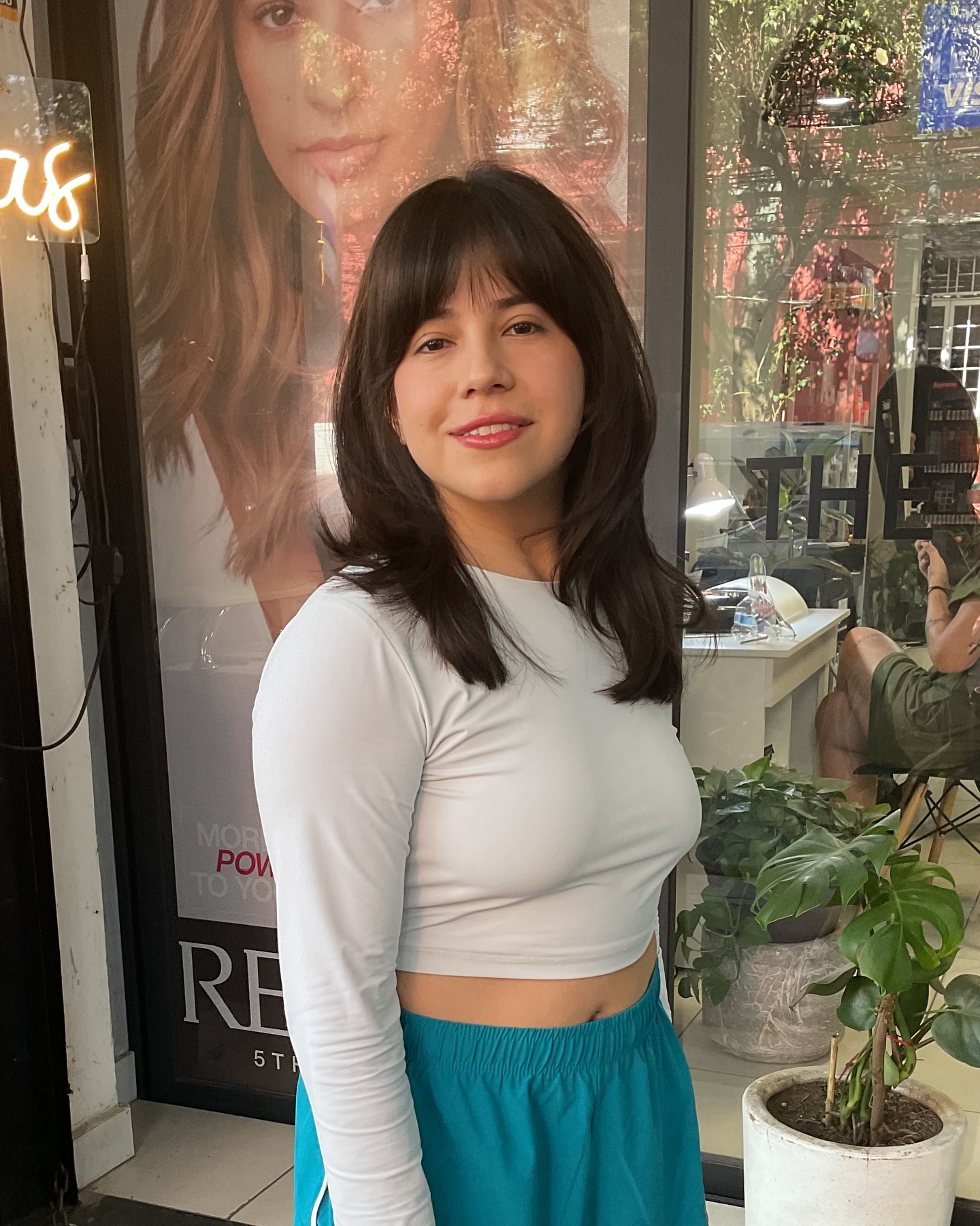 Chic Soft Layered Cut with Gentle Face-Framing Bangs