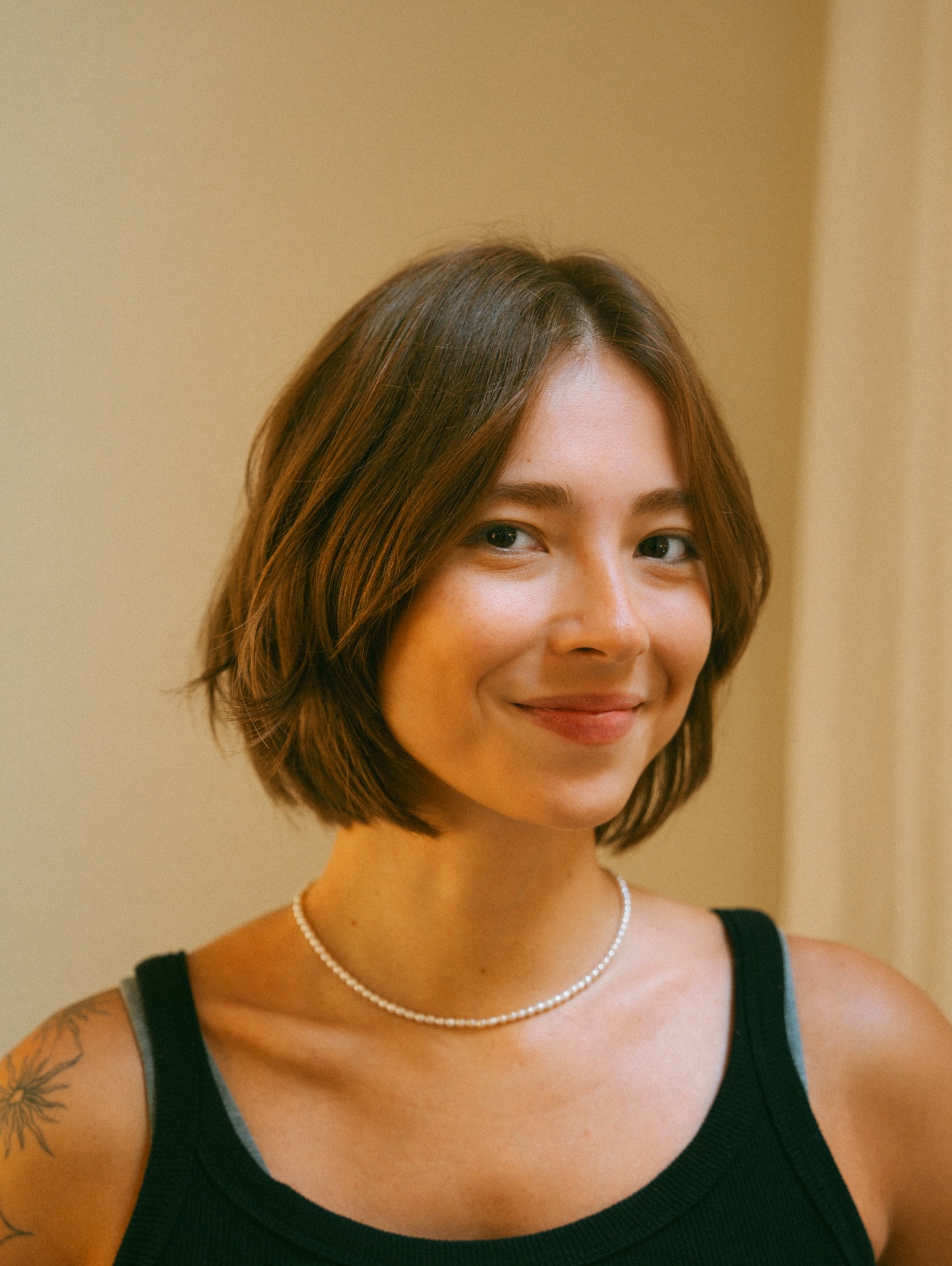 Chic Textured Bob with Soft Volume for Flat Hair