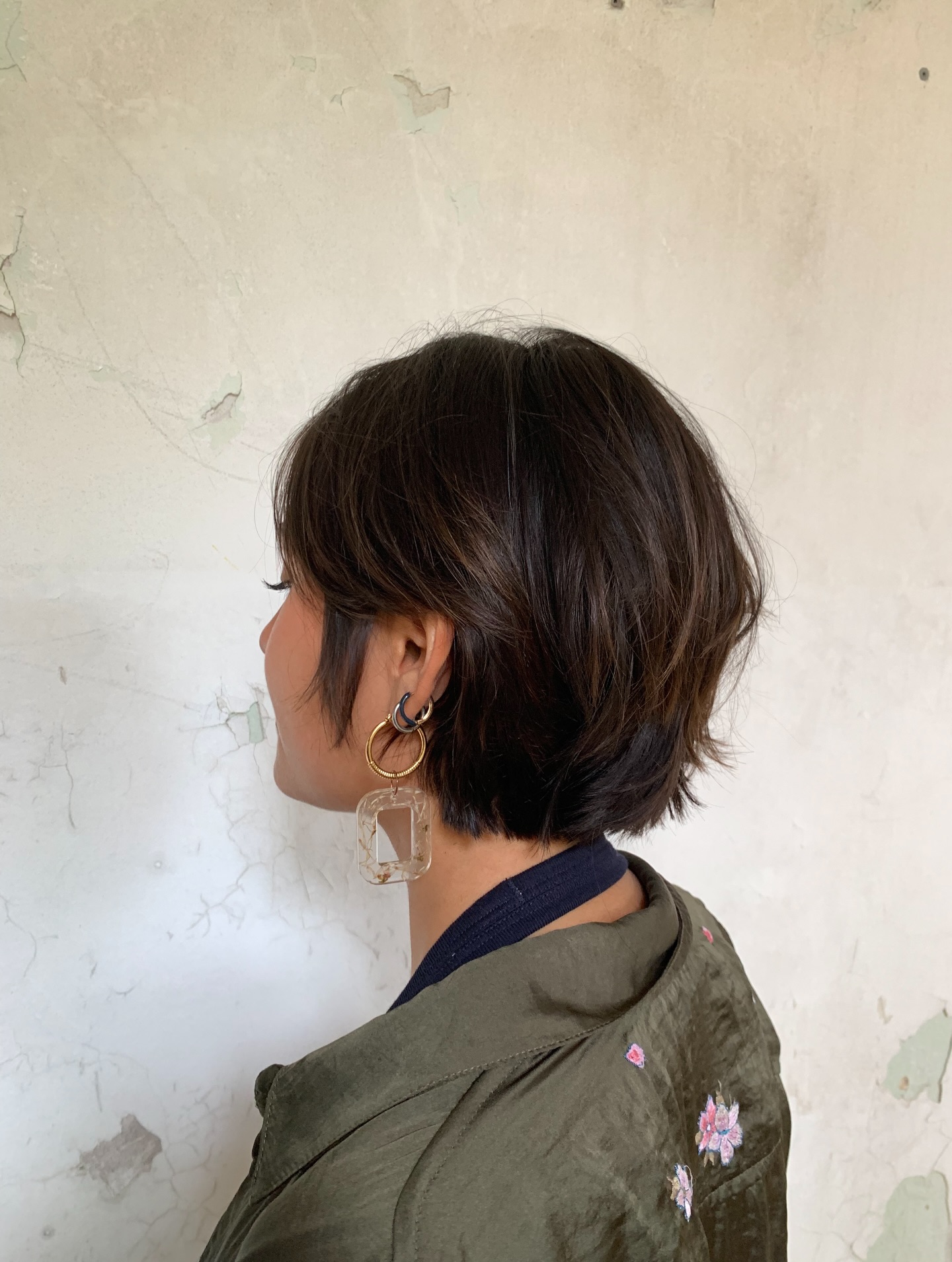 Chic Textured Bob with Subtle Layers