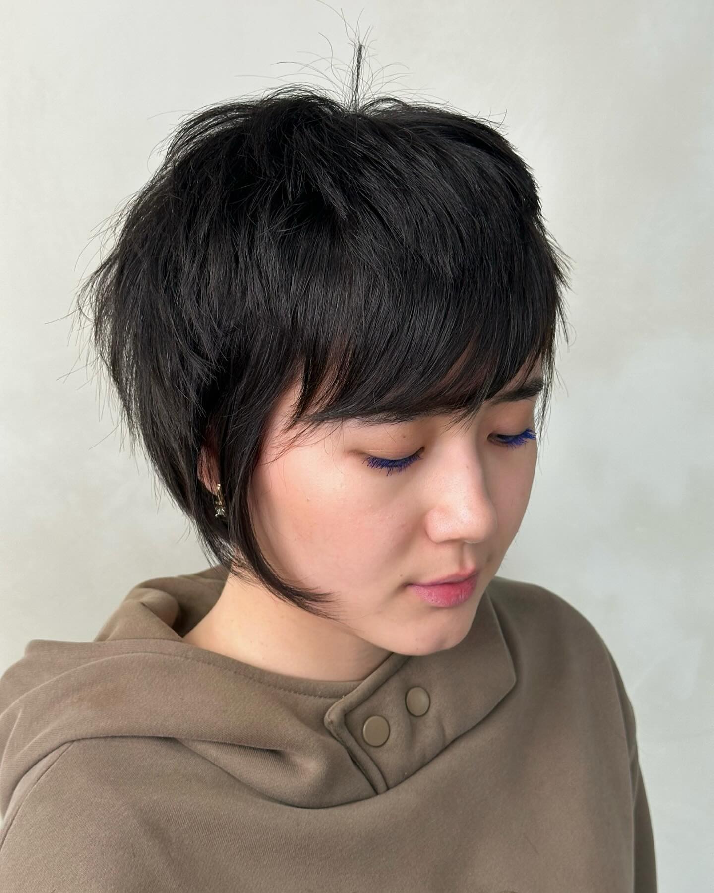 Choppy Textured Pixie Cut with Soft Fringe